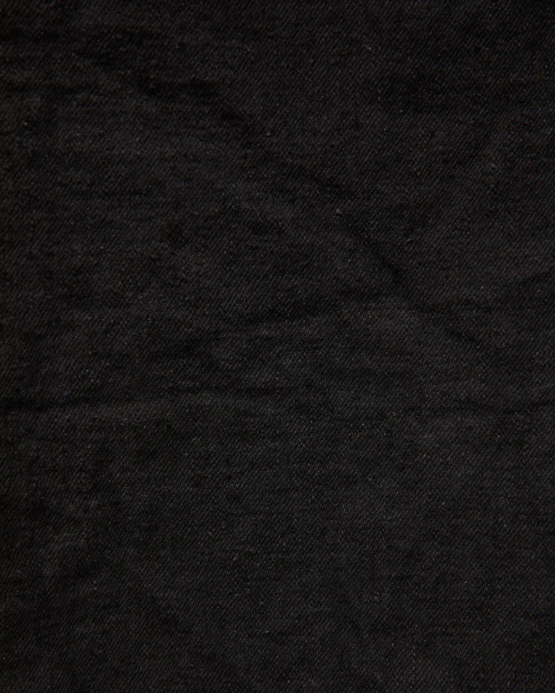 222CCD-BKBK "Crushed Concrete Black" 15oz Selvedge Denim - Super Wide Straight Fit