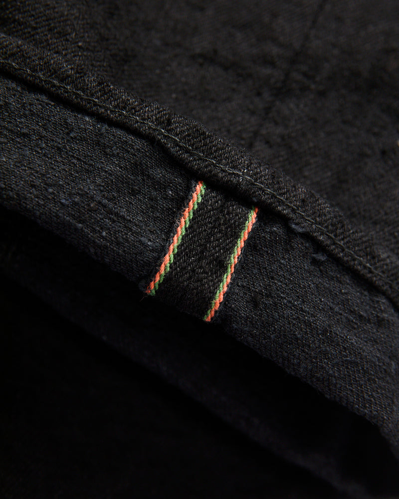 222CCD-BKBK "Crushed Concrete Black" 15oz Selvedge Denim - Super Wide Straight Fit