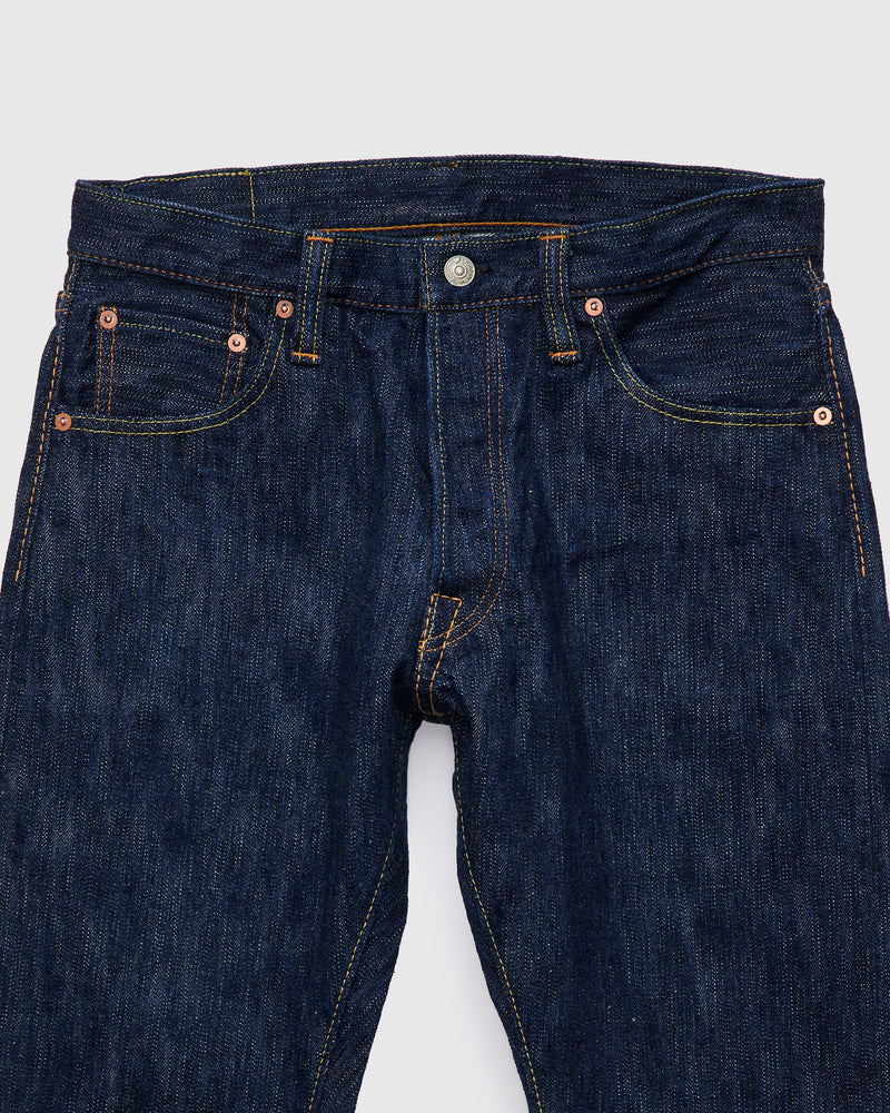 KS-15oz-019 "Kasuri" 15oz Slub Selvedge Denim - Relaxed Tapered Fit