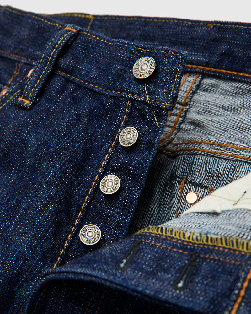 KS-15oz-019 "Kasuri" 15oz Slub Selvedge Denim - Relaxed Tapered Fit