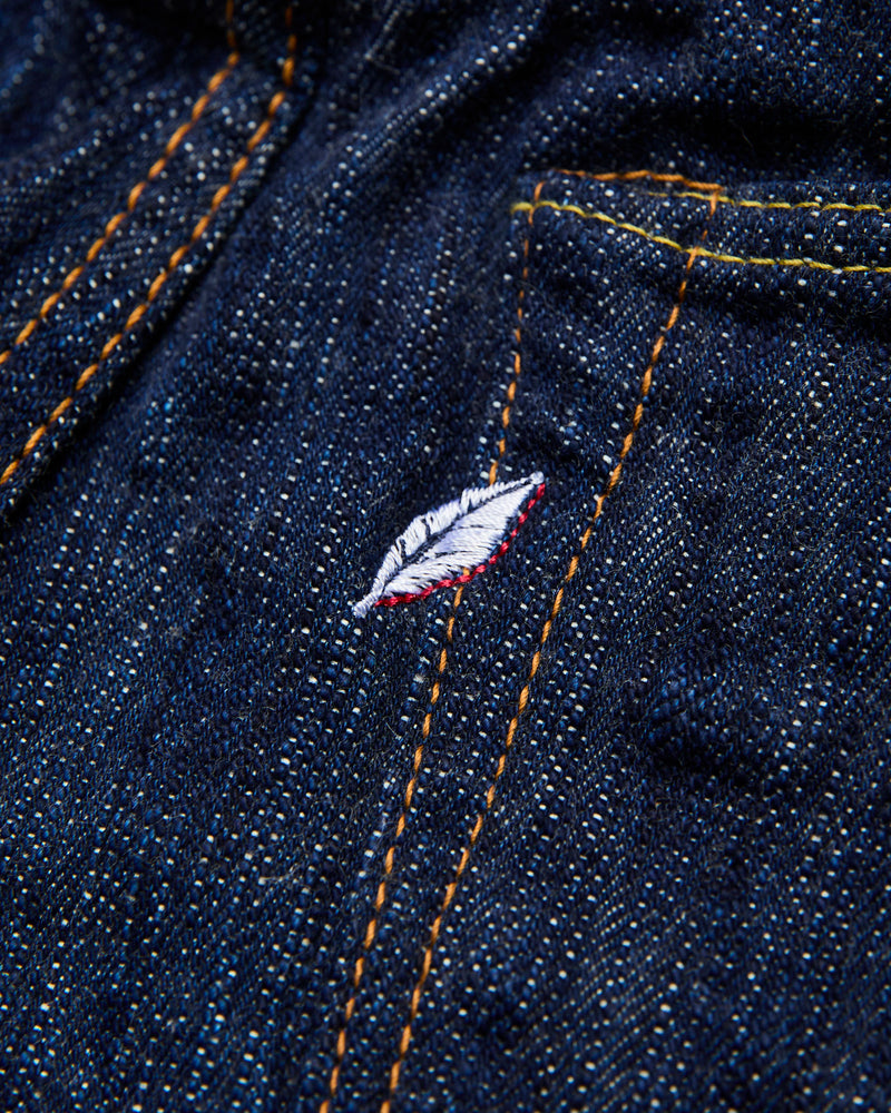 KS-15oz-019 "Kasuri" 15oz Slub Selvedge Denim - Relaxed Tapered Fit