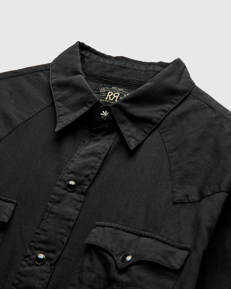 Heritage Western Workshirt in Polo Black