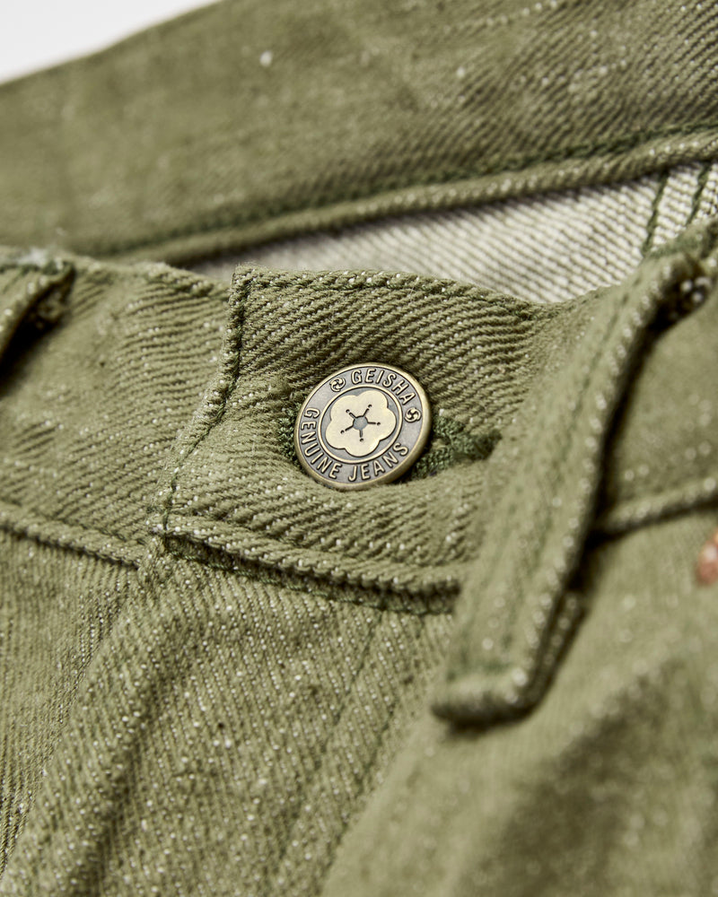 S0170GNX "Uguisu" 17oz Selvedge Denim - Straight Tapered Fit