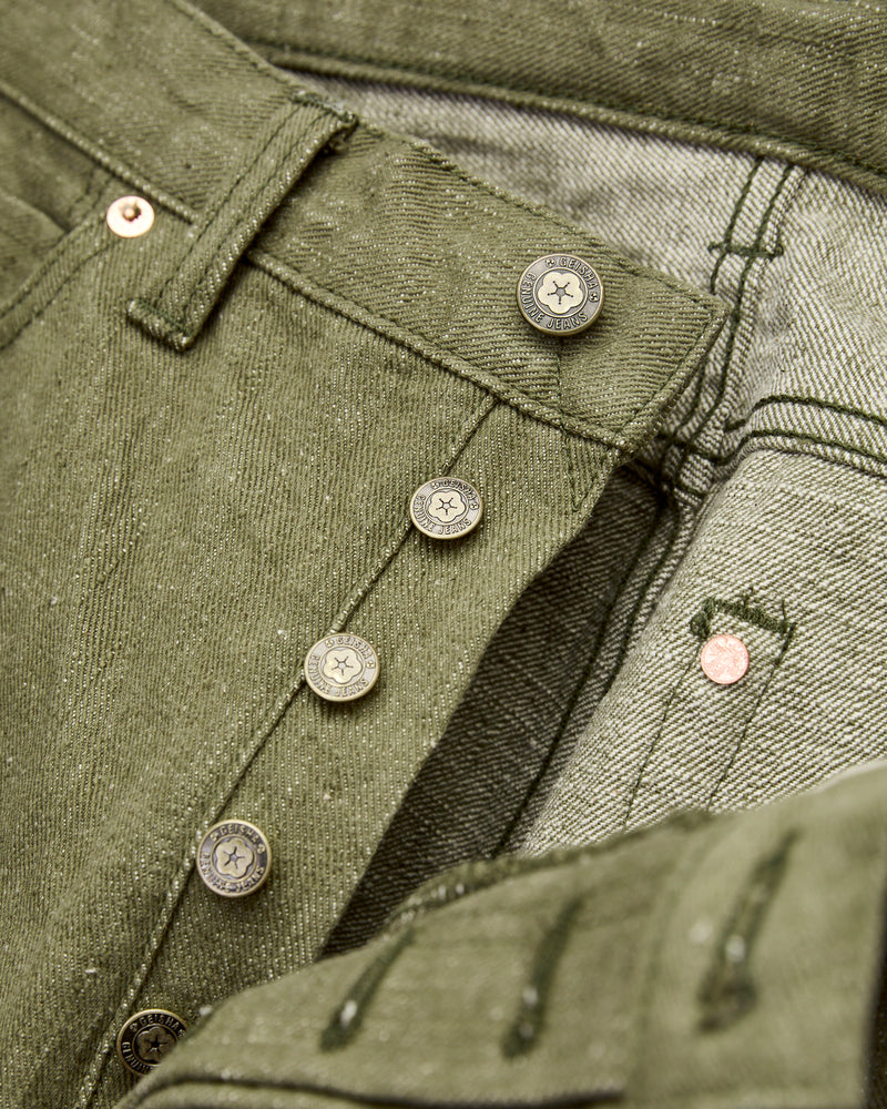 S0170GNX "Uguisu" 17oz Selvedge Denim - Straight Tapered Fit