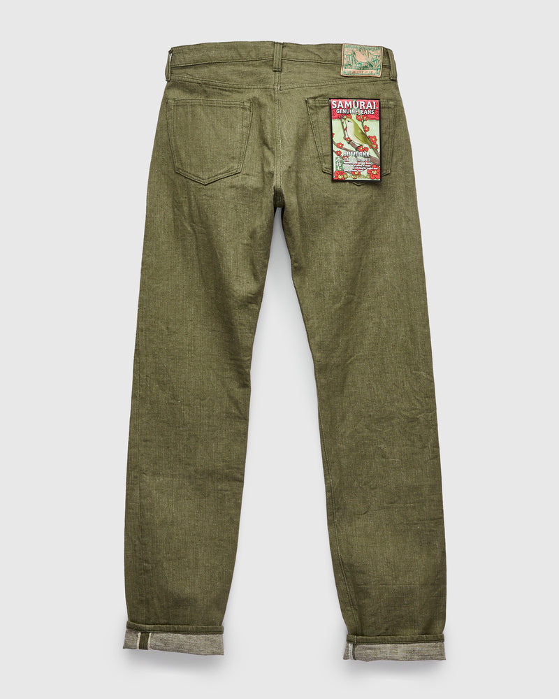 S0170GNX "Uguisu" 17oz Selvedge Denim - Straight Tapered Fit