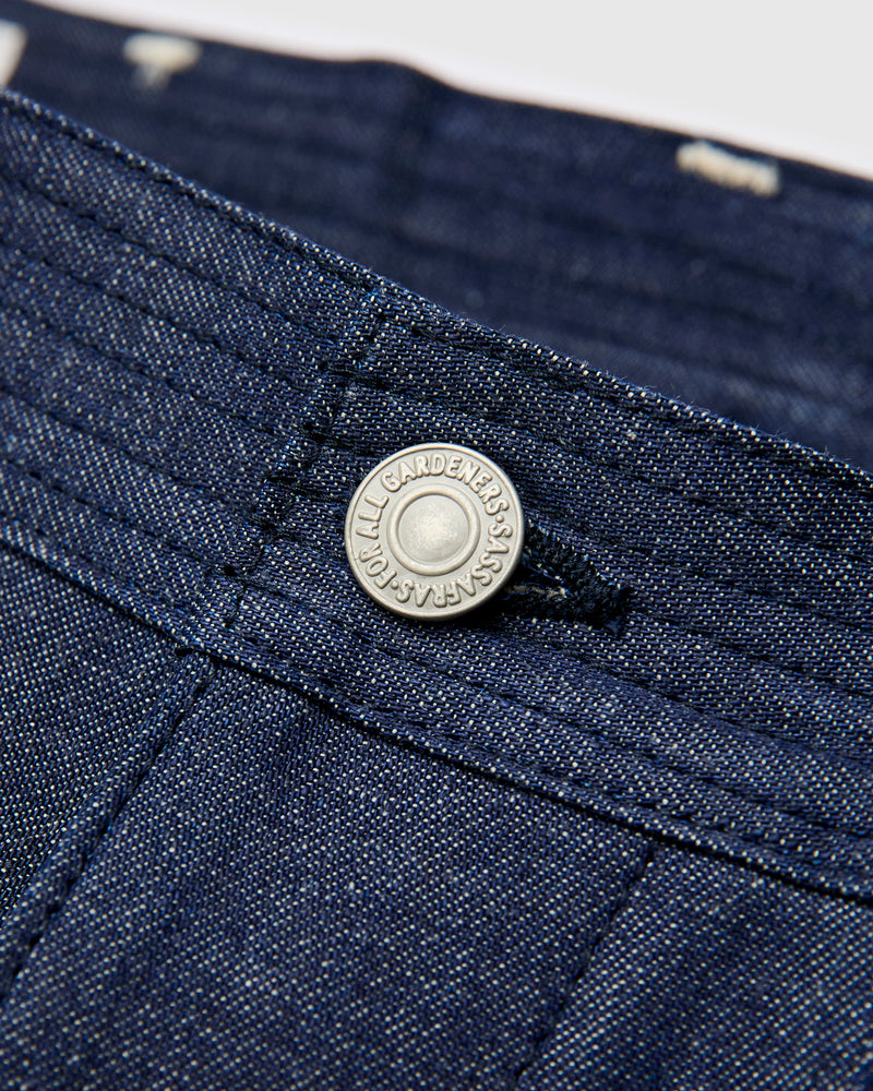 9.5oz Denim Fall Leaf Tough Pants in Indigo