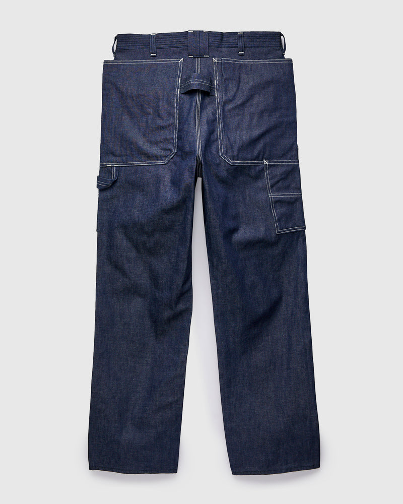 9.5oz Denim Fall Leaf Tough Pants in Indigo