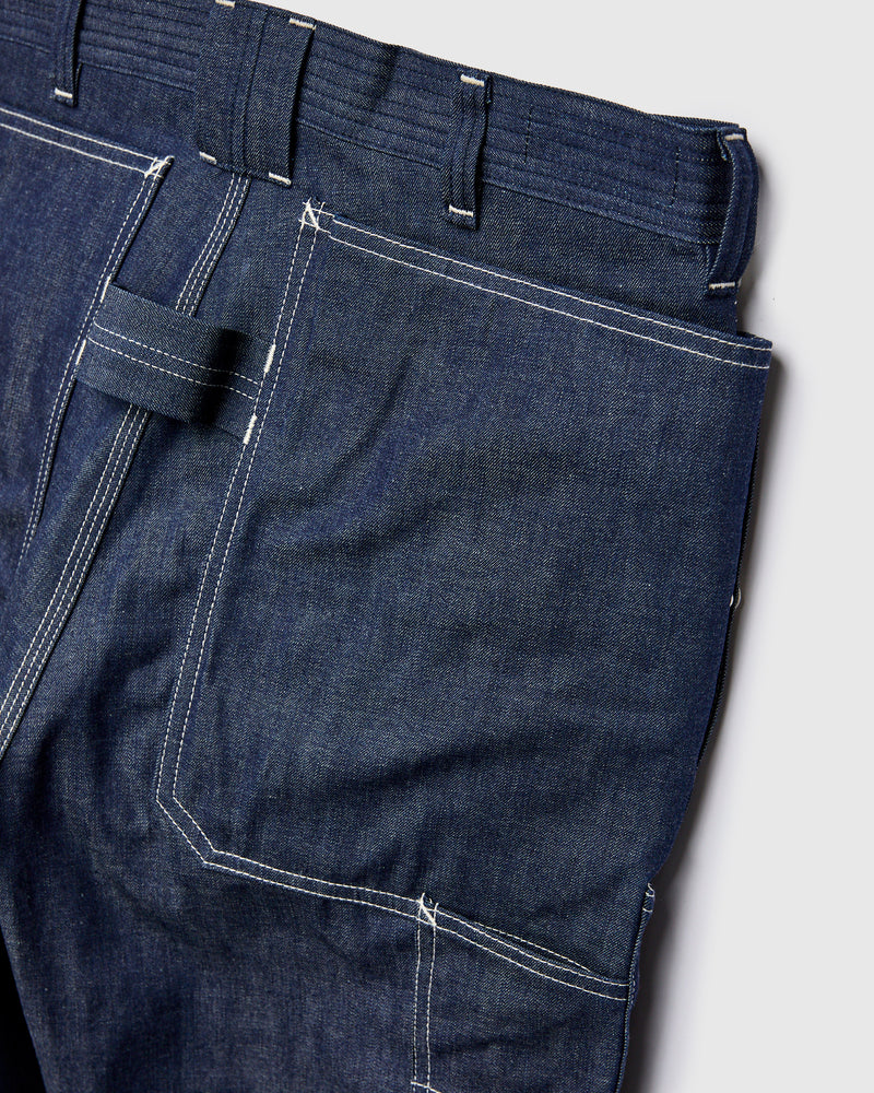 9.5oz Denim Fall Leaf Tough Pants in Indigo