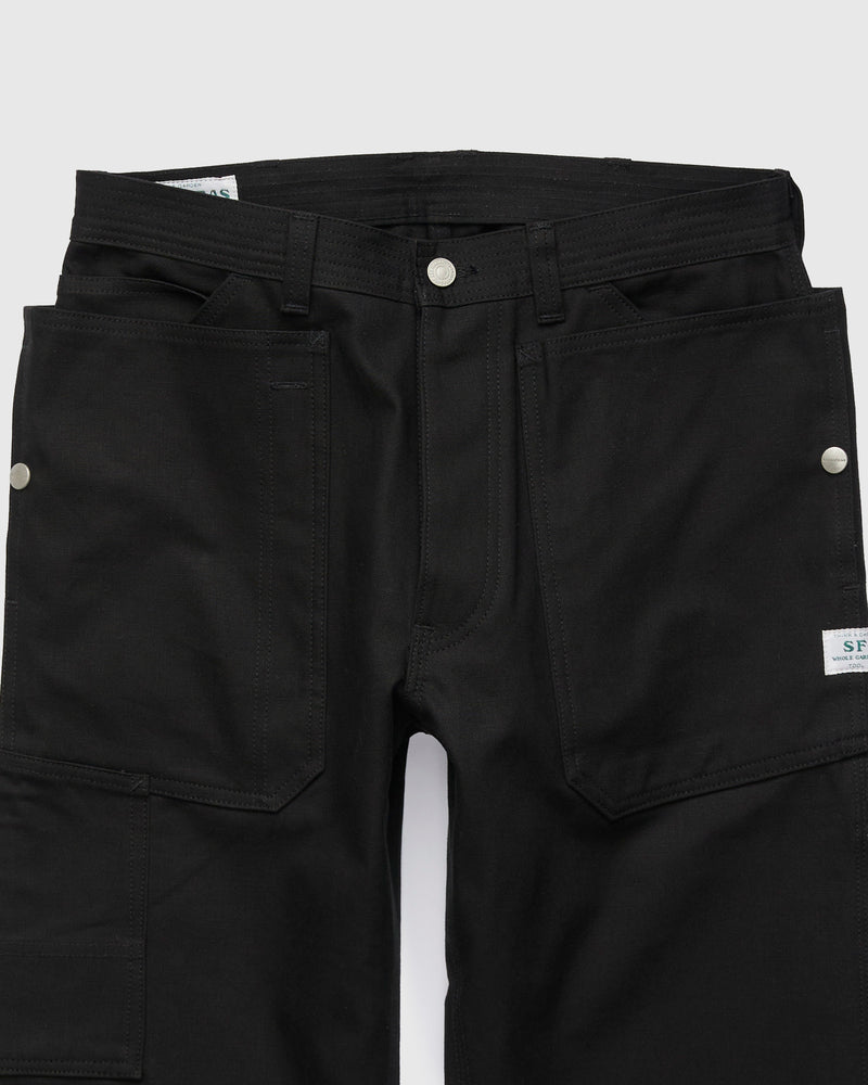 Fall Leaf Gardener Pants in Black Duck Selvedge