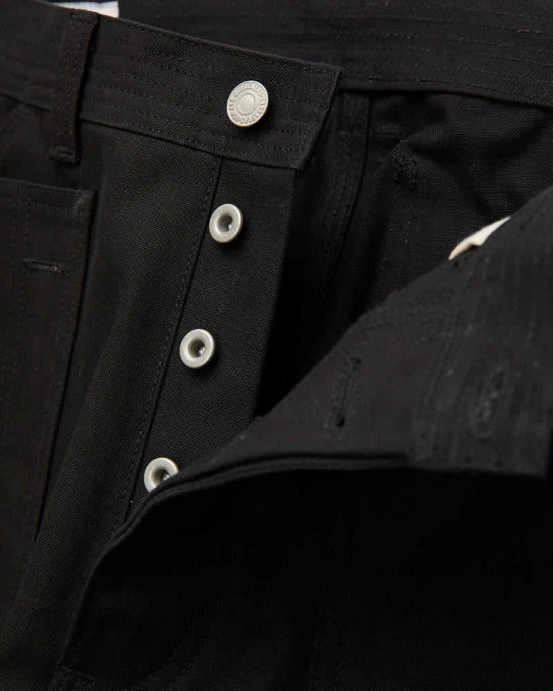 Fall Leaf Gardener Pants in Black Duck Selvedge