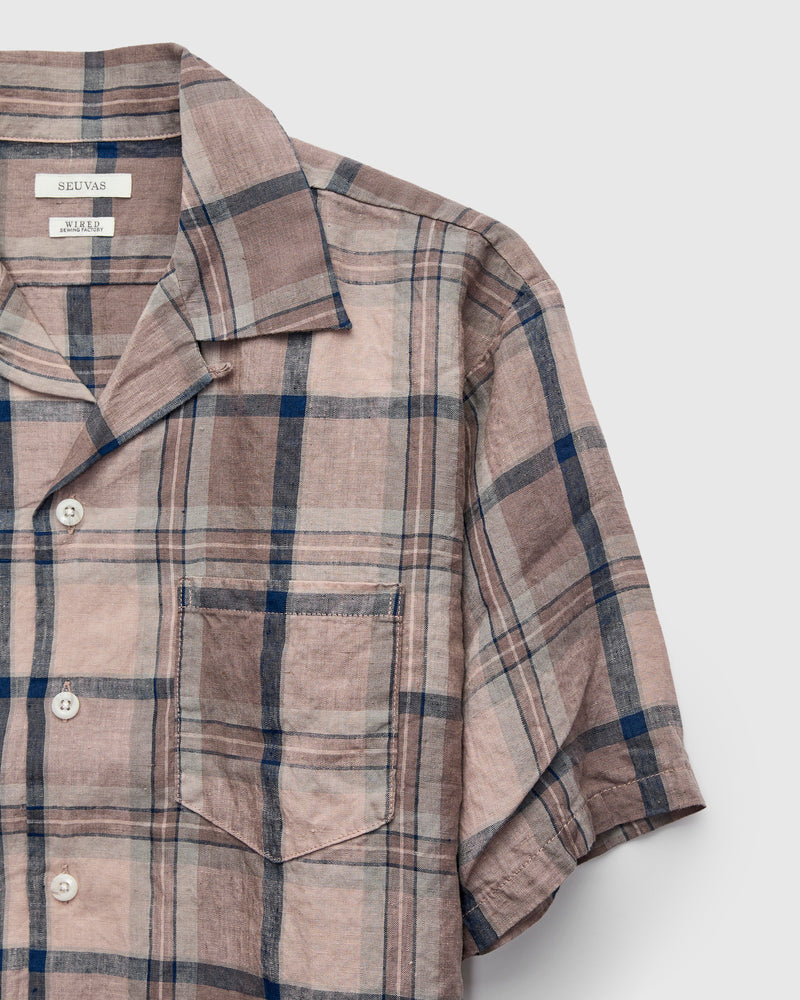 Linen Vacation Shirt in Beige