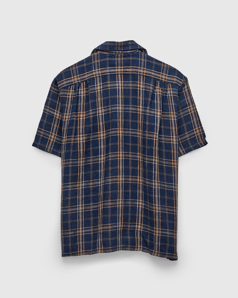 Linen Vacation Shirt in Navy