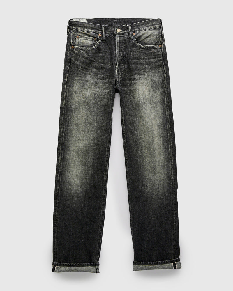 D1891UBS 13oz Washed Black Selvedge Denim Regular Straight Fit