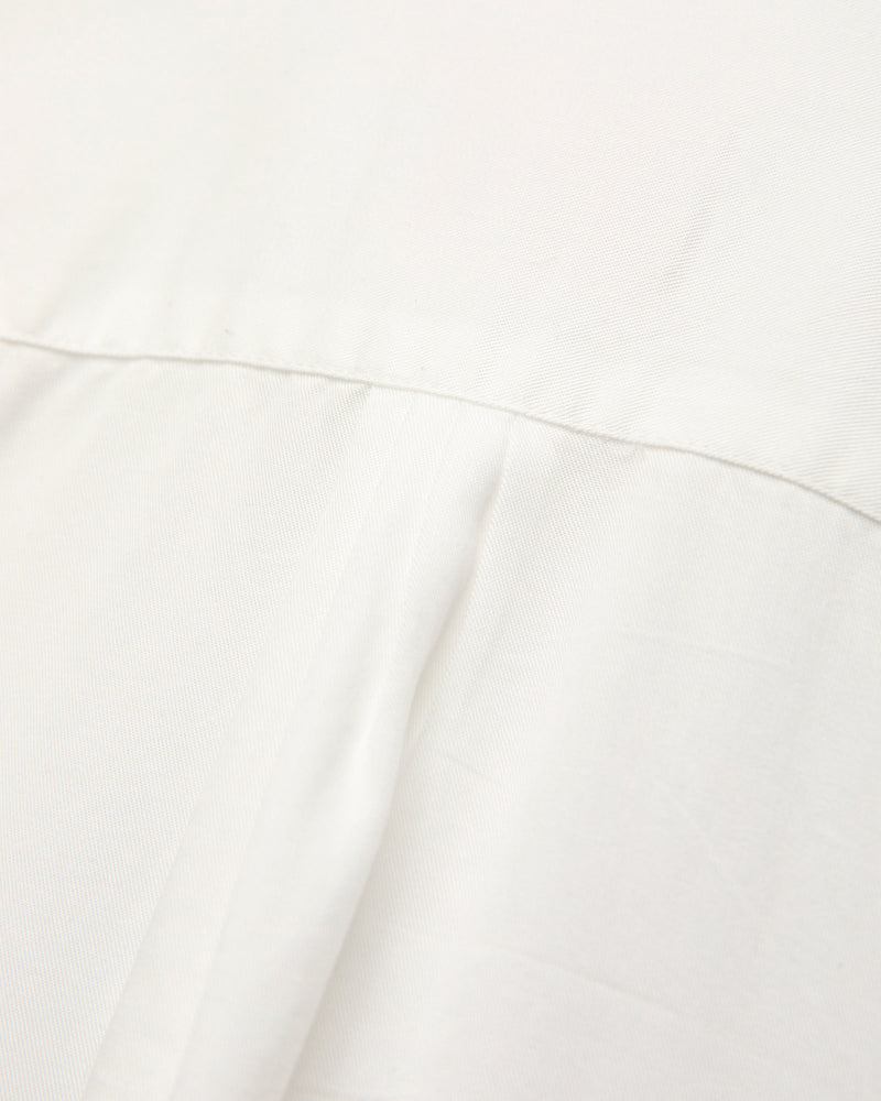 Tencel Gabardine Pearlsnap Shirt in Natural