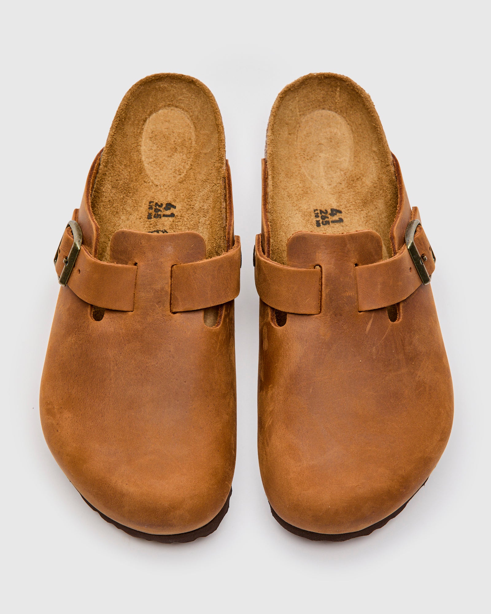 Boston Clog in Cognac Oil Leather – Blue Owl Workshop
