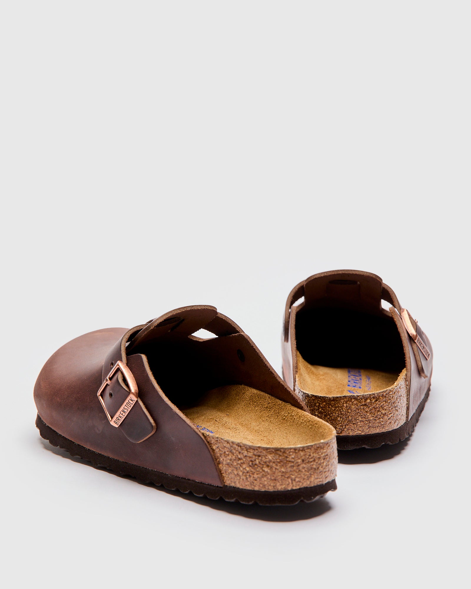Boston Clog in Habana Leather SFB – Blue Owl Workshop