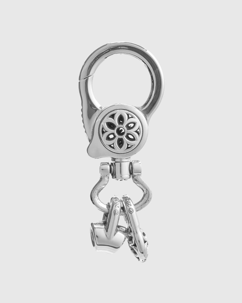 Clip 8 Keychain Size A in Sterling Silver