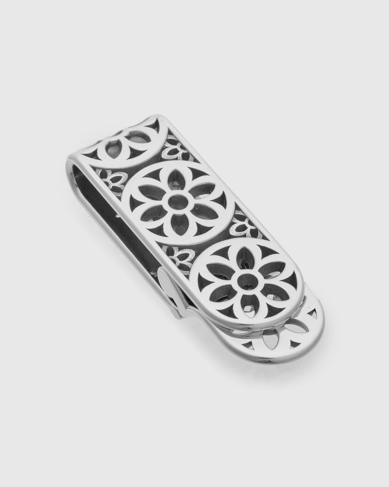 Cream Dream Money Clip in Sterling Silver