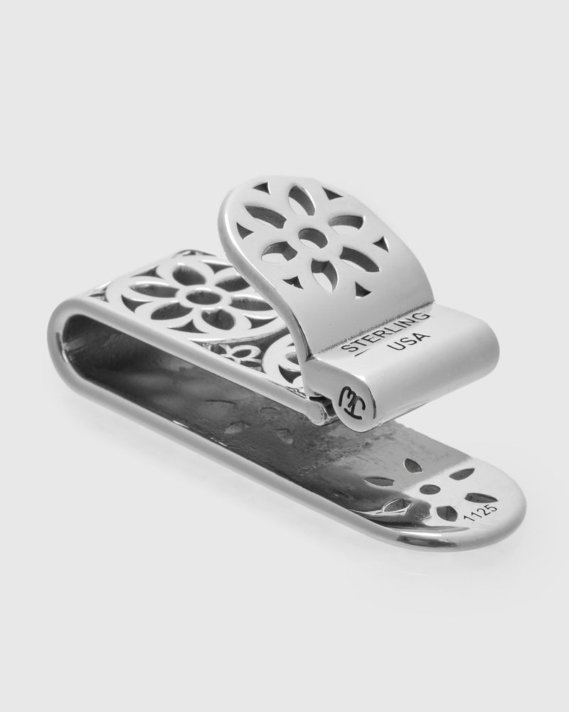 Cream Dream Money Clip in Sterling Silver