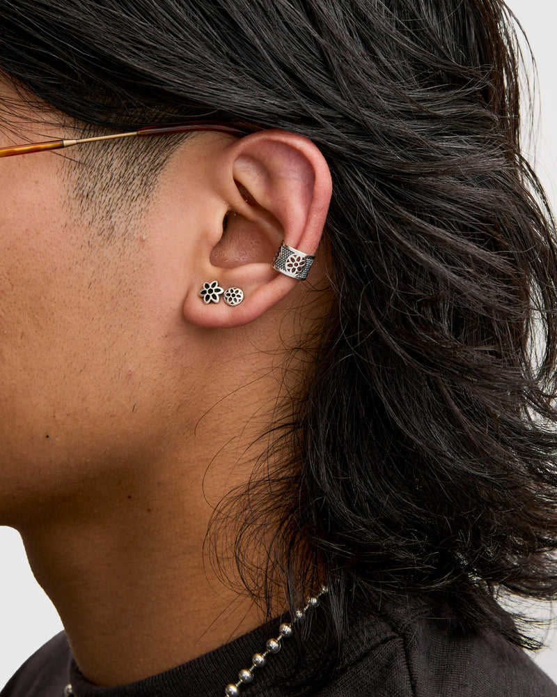 Ear Cuff Goosebumps in Sterling Silver