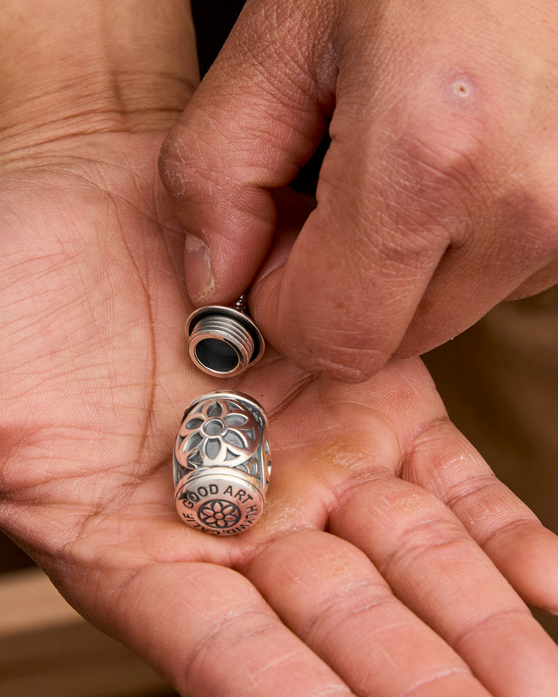 Honey Pot Pendant in Sterling Silver