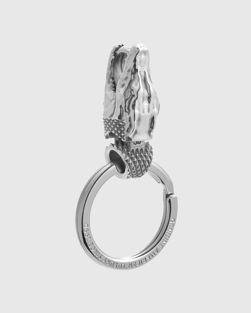 Gator Head Pendant in Sterling Silver