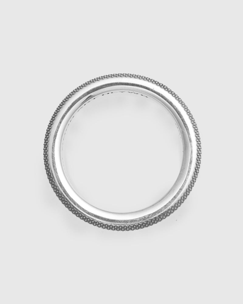 Goosebumps Spacer Ring in Sterling Sliver
