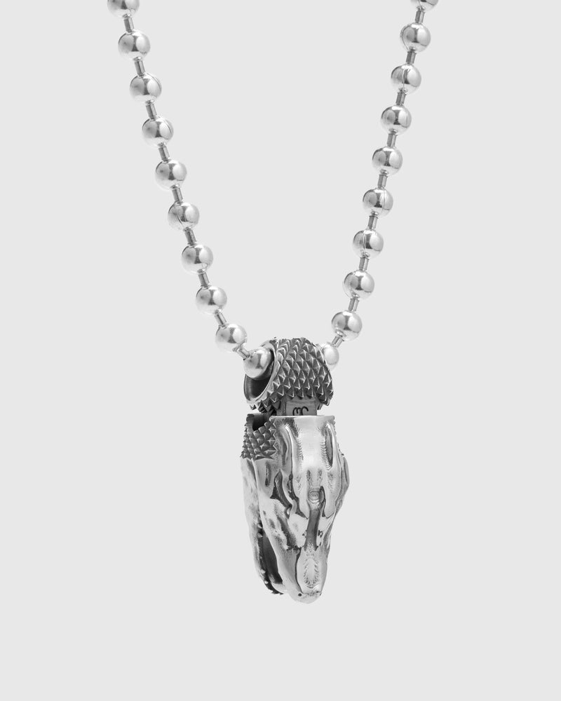 Gator Head Pendant in Sterling Silver