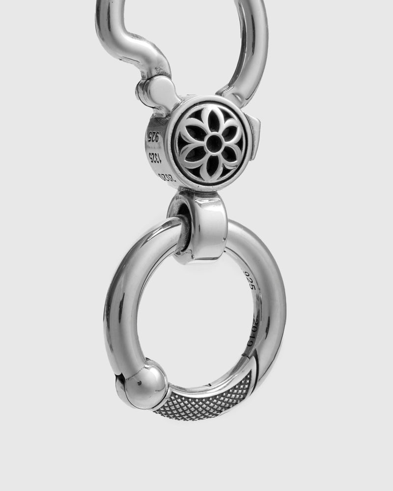 Smooth/Goosebumps Spring Ring A in Sterling Silver