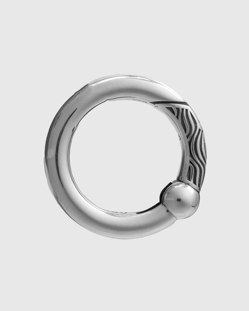 Smooth/Desert Sessions Spring Ring A in Sterling Silver