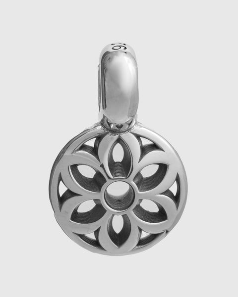 Rosette Disc Pendant in Sterling Silver – Blue Owl Workshop