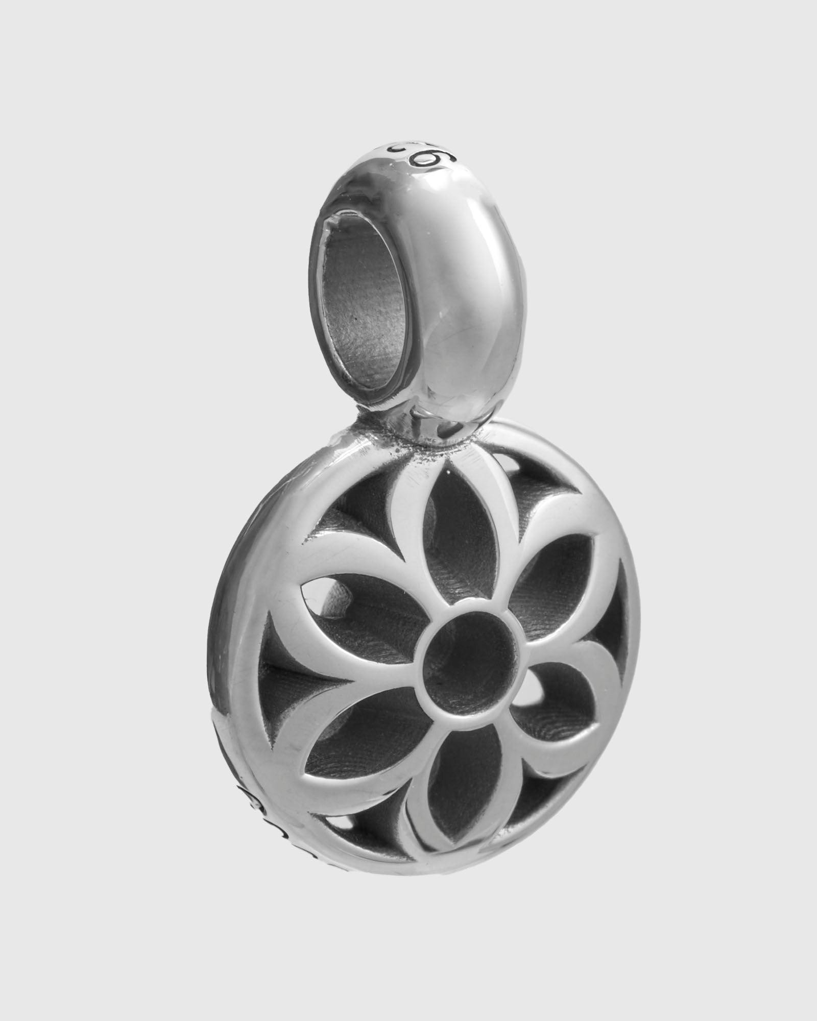 Rosette Disc Pendant in Sterling Silver – Blue Owl Workshop