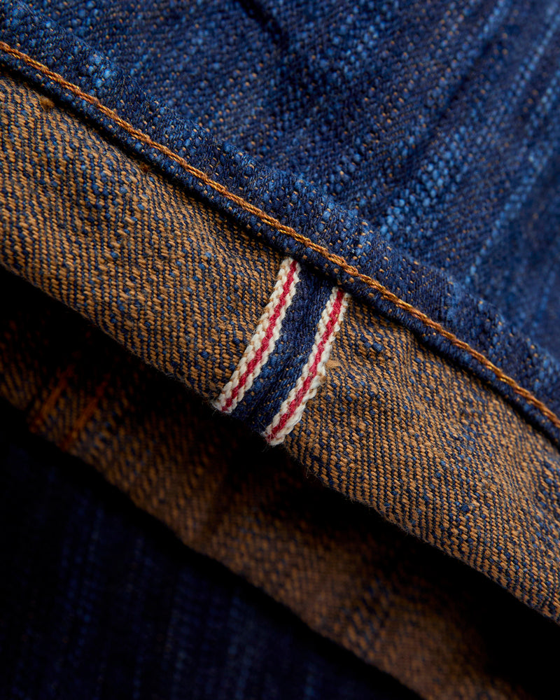 MIJ15 "Hand Dyed Natural Indigo x Kakishibu" 15oz Selvedge Denim - True Guy Fit
