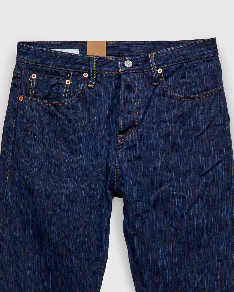MIJ15 "Hand Dyed Natural Indigo x Kakishibu" 15oz Selvedge Denim - Weird Guy Fit