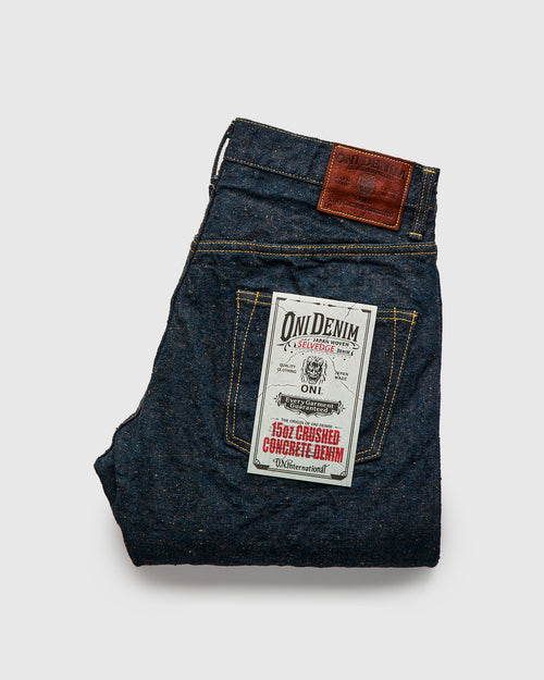 902CCD-MOCA "Crushed Concrete Mocha" 15oz Selvedge Denim - High Tapered Fit