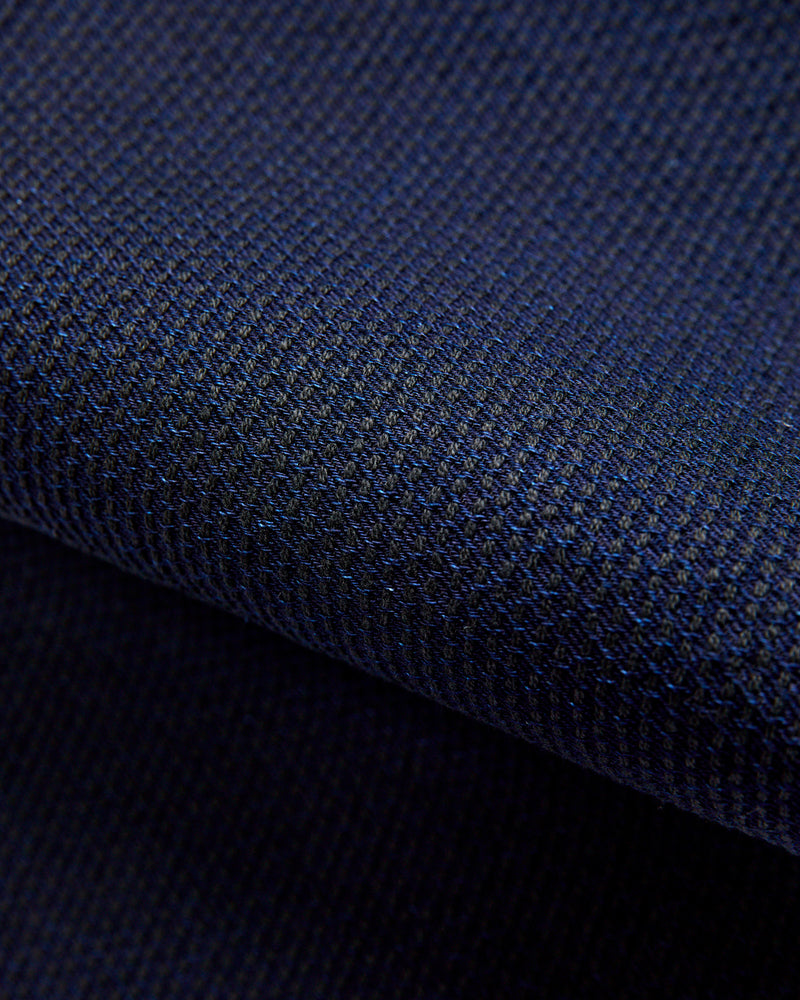 1177-ID Indigo x Black Sashiko Denim - Relaxed Tapered Fit