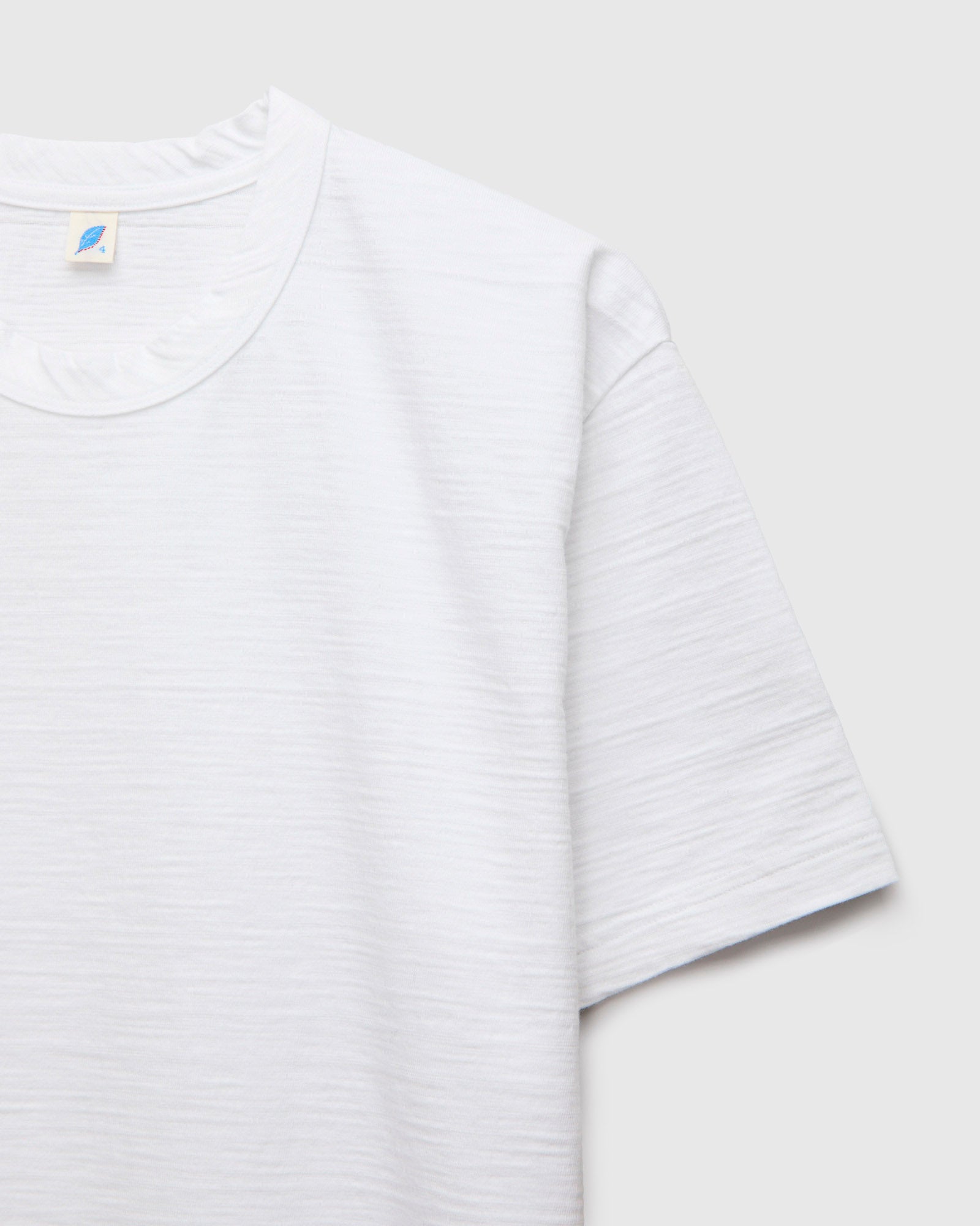 Jersey Slub T-Shirt in White – Blue Owl Workshop