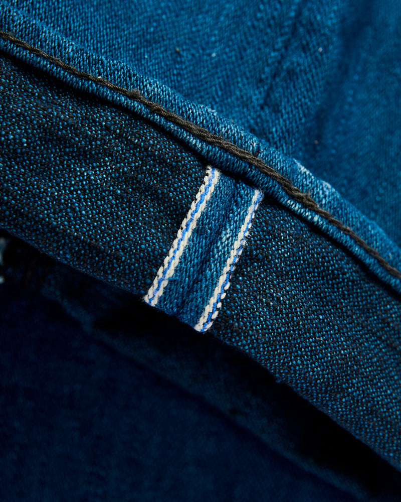 PBO-002-019 "Asagi" 16.5oz Rinsed Selvedge Denim - Relaxed Tapered Fit