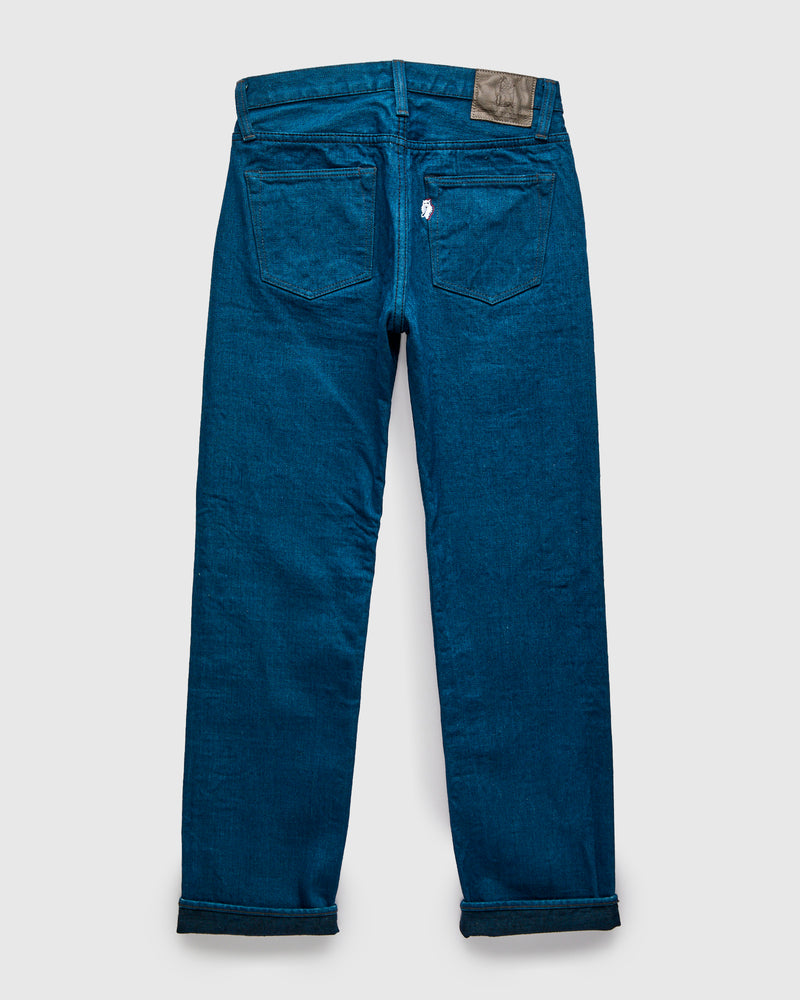 PBO-002-003 "Asagi" 16.5oz Rinsed Selvedge Denim - Regular Straight Fit