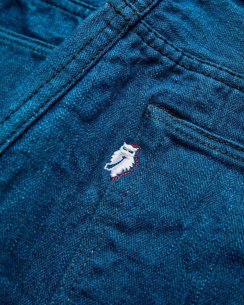 PBO-002-003 "Asagi" 16.5oz Rinsed Selvedge Denim - Regular Straight Fit