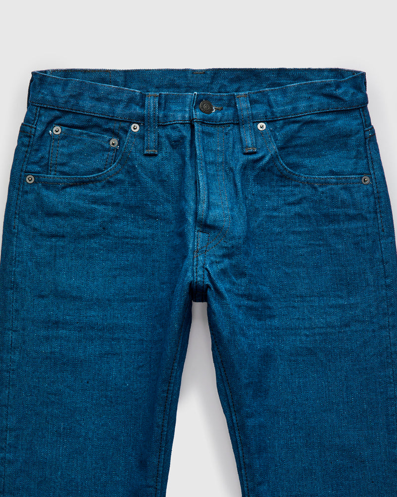PBO-002-005 "Asagi" 16.5oz Rinsed Selvedge Denim - Slim Straight Fit