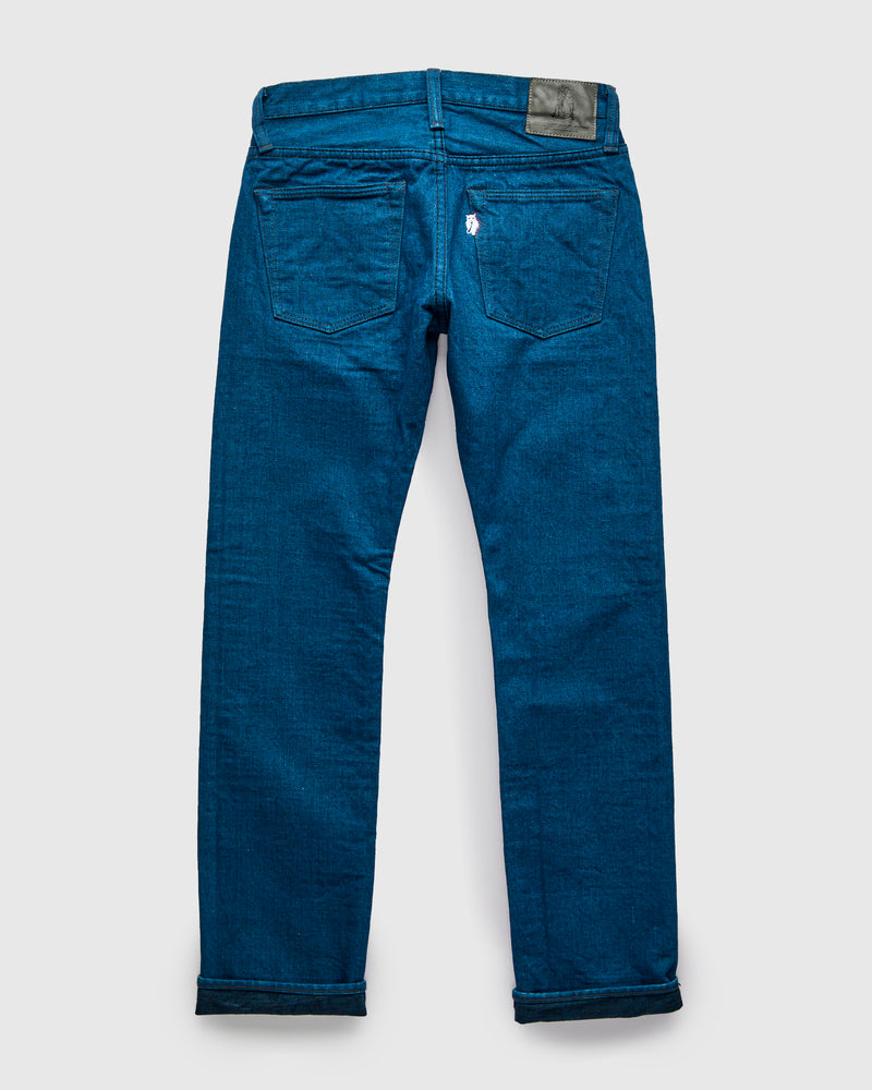 PBO-002-005 "Asagi" 16.5oz Rinsed Selvedge Denim - Slim Straight Fit