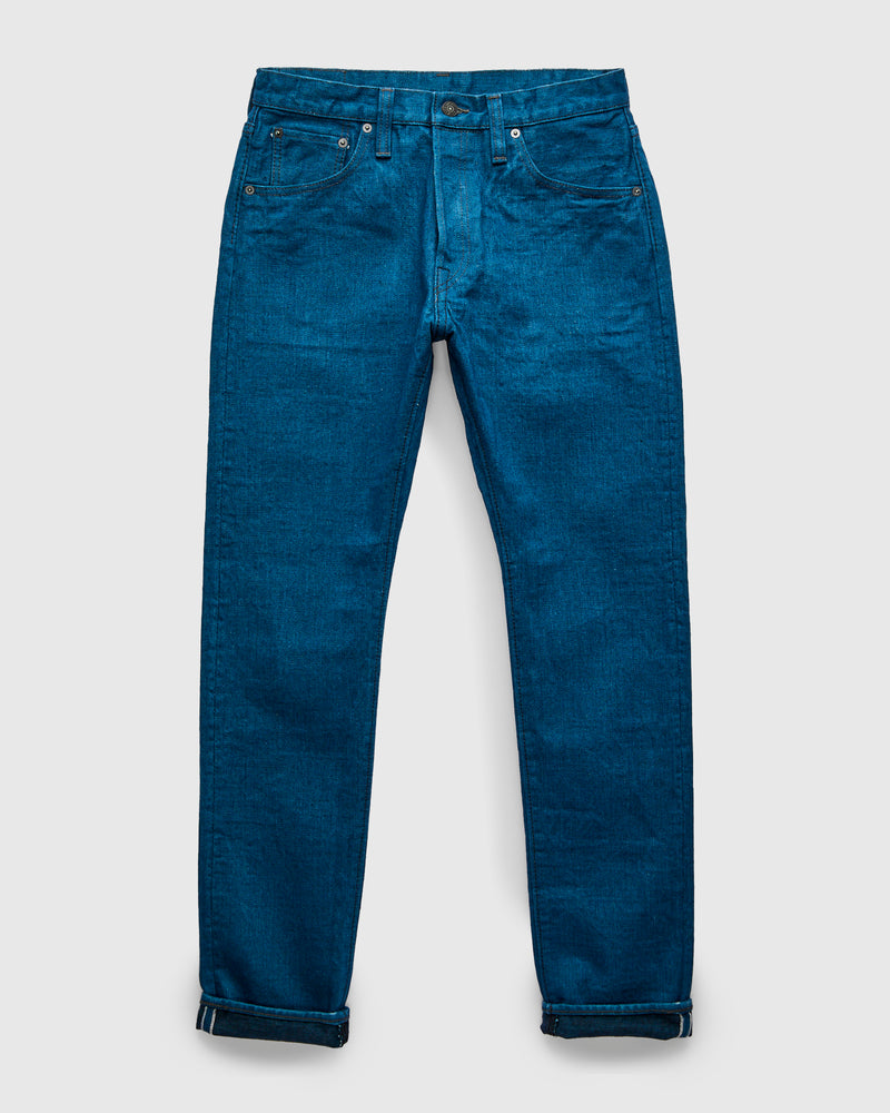 PBO-002-019 "Asagi" 16.5oz Rinsed Selvedge Denim - Relaxed Tapered Fit