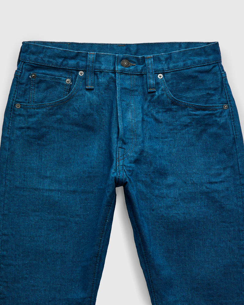 PBO-002-019 "Asagi" 16.5oz Rinsed Selvedge Denim - Relaxed Tapered Fit