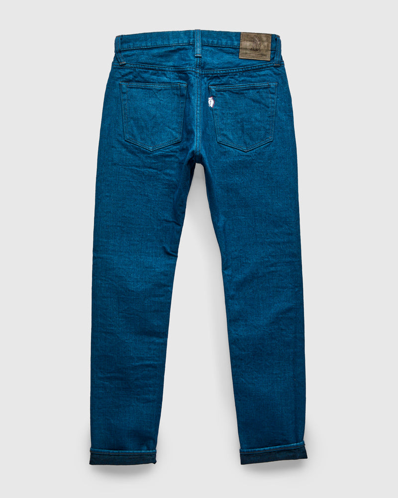 PBO-002-019 "Asagi" 16.5oz Rinsed Selvedge Denim - Relaxed Tapered Fit
