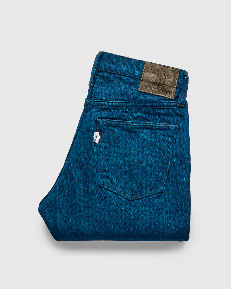 PBO-002-019 "Asagi" 16.5oz Rinsed Selvedge Denim - Relaxed Tapered Fit