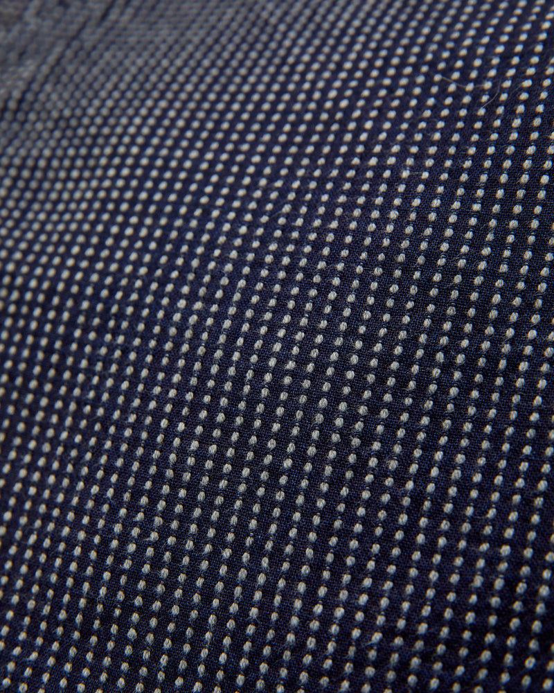 Stitch Stripe Comfortable Shorts in Indigo Thin Stripe