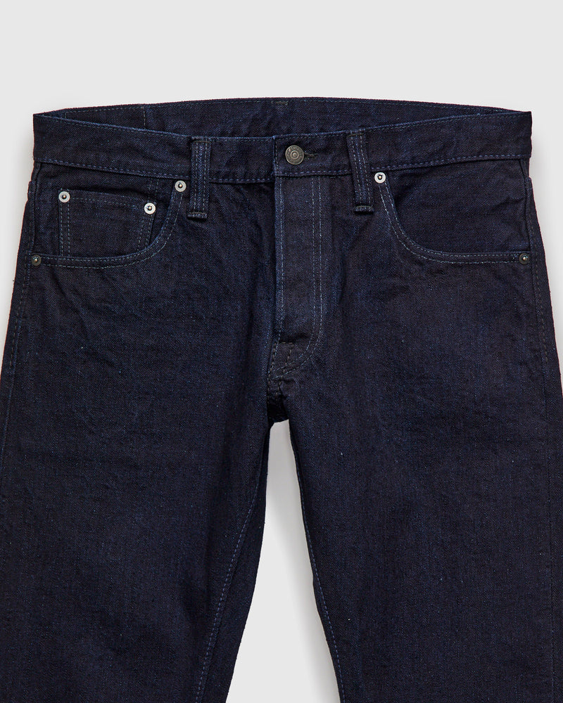 XX-013-IDBK 14oz Indigo Black Selvedge Denim - Slim Tapered Fit