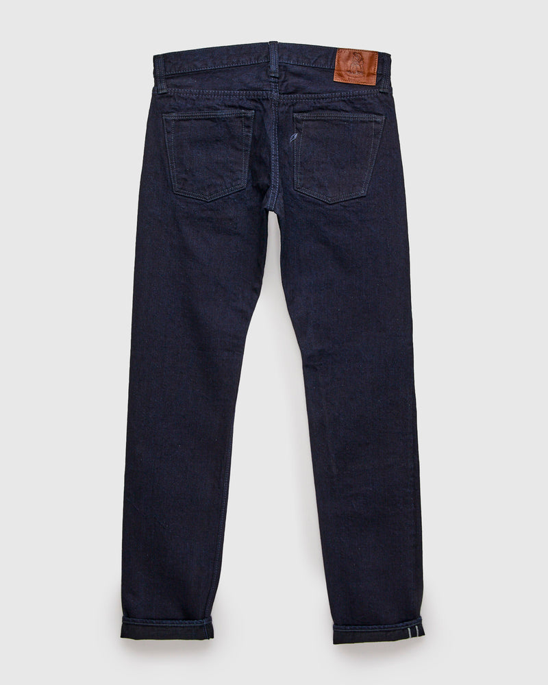 XX-013-IDBK 14oz Indigo Black Selvedge Denim - Slim Tapered Fit