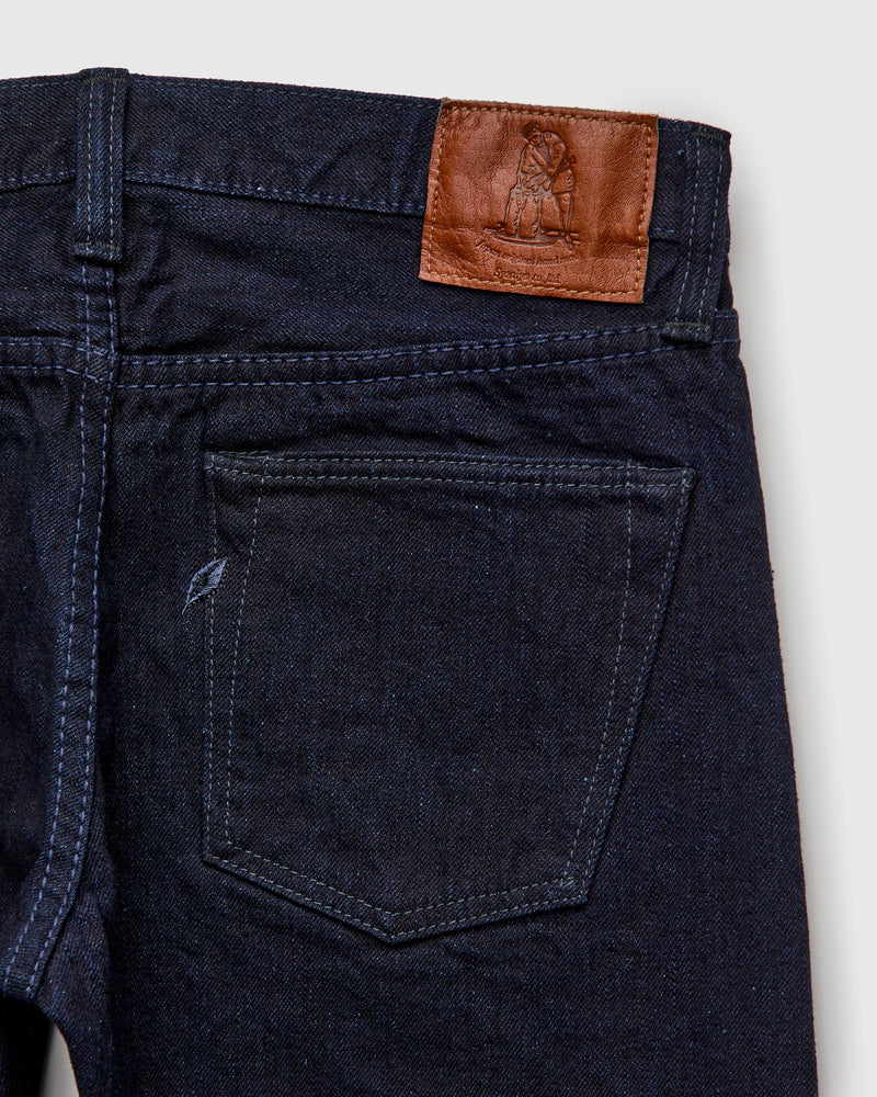 XX-013-IDBK 14oz Indigo Black Selvedge Denim - Slim Tapered Fit